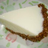 自家製クリームチーズで　簡単レアチーズケーキ